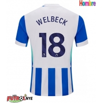 Camiseta Brighton Danny Welbeck #18 Primera Equipación 2025-26 manga corta